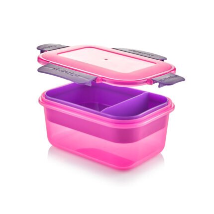 Lunch box Rose Clips purple 1.6 litres