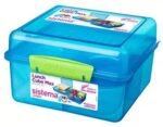 ⁦Lunch CubeMaxحافظة طعام2لتر SISTEMA⁩ - الصورة ⁦2⁩