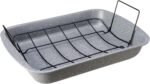 طاجن مستطيل 45*31سم + حامل للدجاج جرانيت NEOFLAM