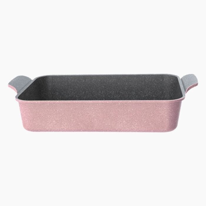 ⁦Pink Marble طاجن مستطيل وسط NEOFLAM⁩ - الصورة ⁦1⁩