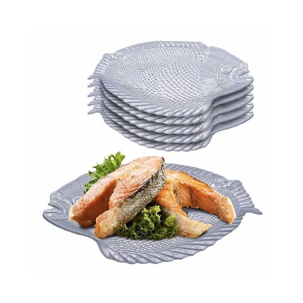 IMG_20230604_190046 طقم سمك7قطعة (طبق كبير 32.5سم+6طبق صغير سمك 25سم ) - الصورة 1