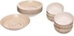 Beige-Coup Colored 24 Piece Dinner Set - Image 2