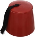 Dark Red sugar can with lid large