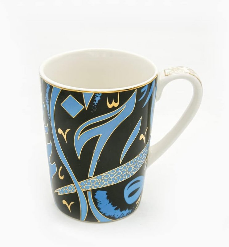 51-s-Fm-OSdp-L-AC-SL1000 Shiffel Calligraphy ( blue / red ) mug - Image 1