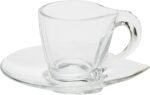 Happy set of 6 mugs with plate, 102 ml - Image 2