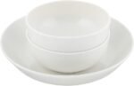 White-Black Coup Decorated 46 Piece Dinner Set - Image 3