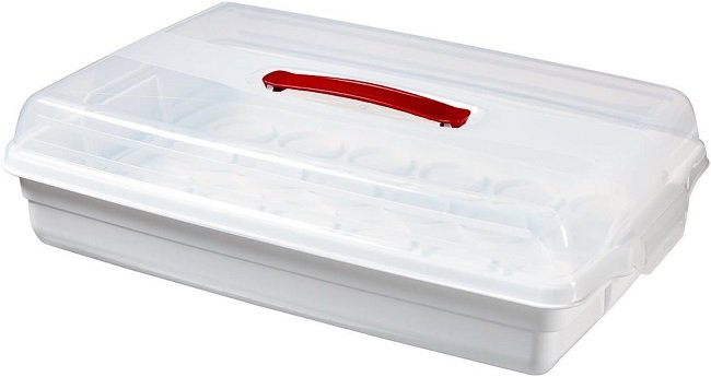 51hdbdBD5kL._AC_SL1200_ سرفيس كب كيك مستطيل بغطاء أبيض - الصورة 1