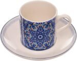 Khayameya Blue Set (Dora coffee cup + plate) 12 pieces