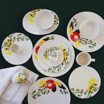 Marino-Coup Decorated 46 Piece Dinner Set