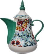 ⁦Flora Green طقم شاى 8 قطع (براد + 6 أستكانة شاى)⁩ - الصورة ⁦2⁩