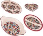 Flora Red 11 Piece Breakfast Set - Image 4
