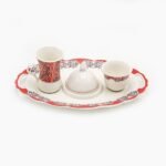 Khayameya Red Turbo Coffee Set 4 Pieces
