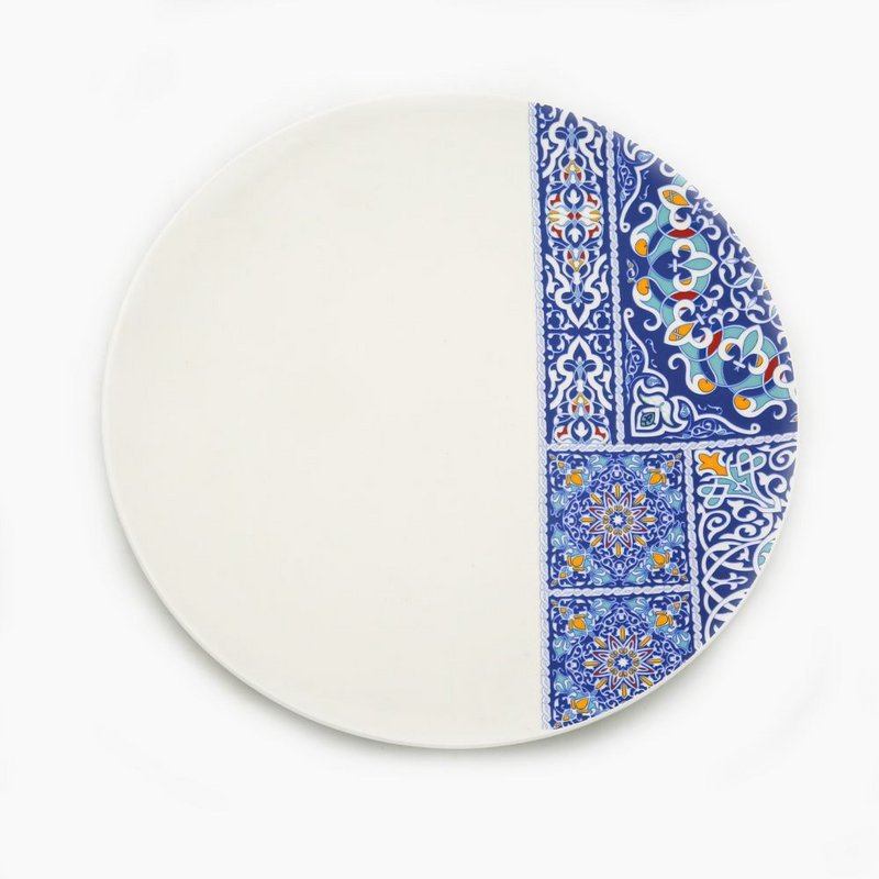 6228968700112 Khayameya Blue Coup Dinner Plate 27 cm - Image 1