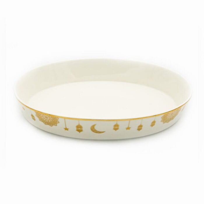 Golden Decorations Large oval oven casserole, 38 cm - Image 1