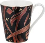 Shiffel Calligraphy ( blue / red ) mug - Image 4
