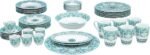 Meziane Rim Shape 46 Piece Dinner Set