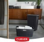 ⁦Jute سبت عريض رمادى CURVER⁩ - الصورة ⁦2⁩