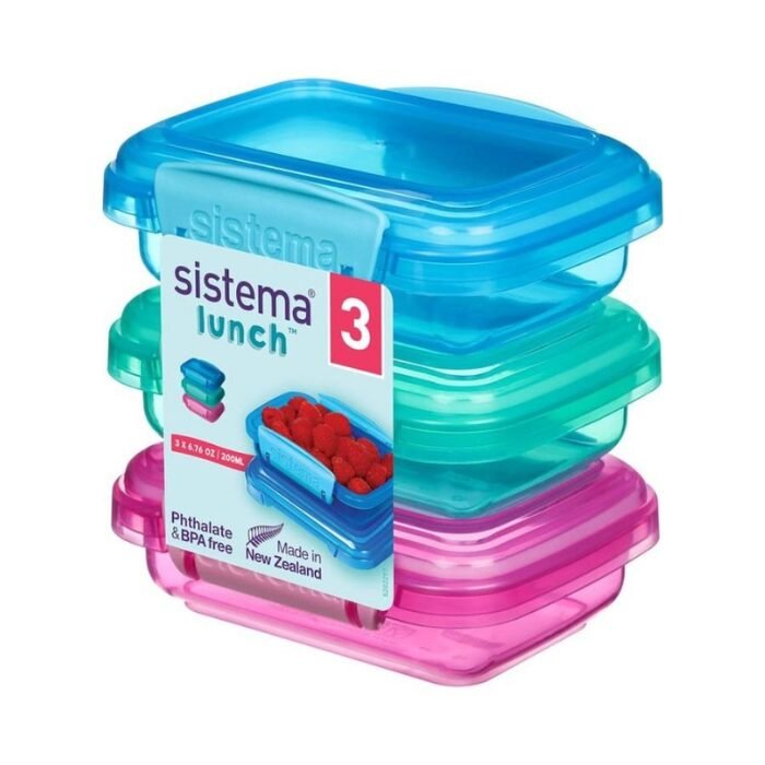 Untitled design Lunch set of 3 containers 200 ml - Image 1