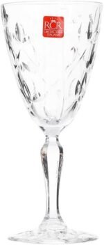RCR Laurus Crystal Goblet Set of 6 Pieces 280ml - Transparent - الصورة 2