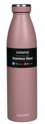 ⁦Hydrate زجاجة ستانلس (غطاء ستانلس) 750مل sistema⁩ - الصورة ⁦3⁩
