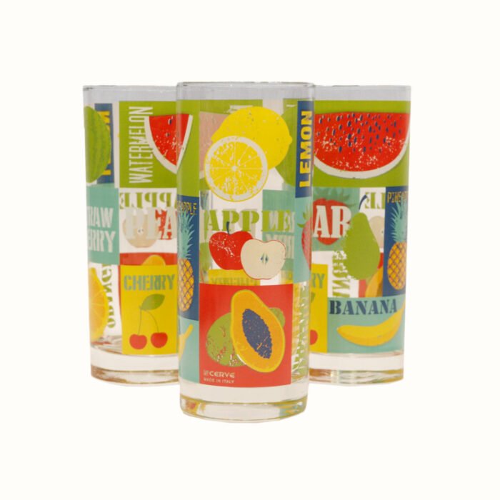 ⁦Pop Fruits CIP طقم 3 كوب كبير 365 مل⁩ - الصورة ⁦1⁩