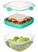 To Go حافظة طعام 1.63 لتر Salad + Sandwich SISTEMA - الصورة 2