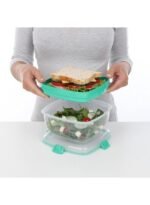 To Go حافظة طعام 1.63 لتر Salad + Sandwich SISTEMA - الصورة 3