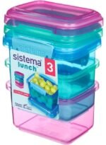 Lunch set of 3 containers 400 ml