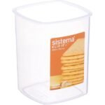 حافظة طعام 900 مل Cracker ـ Kip It Plus SISTEMA - الصورة 3