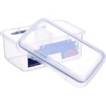⁦حافظة طعام 835 مل Medium Split ـ Dark Blue SISTEMA⁩ - الصورة ⁦4⁩