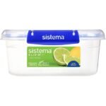 حافظة طعام مستطيلة 1 لتر ـ Klip It Plus SISTEMA - الصورة 2