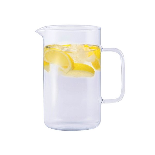 3 Termisil Standard Glass Water Jug, 1 Liter Capacity, Transparent - الصورة 1