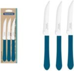 1880/23180/394/ Leme Set of 3 Knives with Handle Blue 4m - Image 2