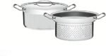 1880/65620/410/#4#Professional set of pot with lid + pasta strainer 20