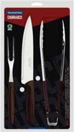 1880/23498/449/ Plenus 3-piece grill set (knife + fork + clip) - Image 3