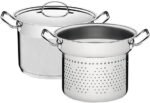 1880/65620/400/#4#Professional pot set with lid + pasta strainer 24