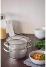 1880/65650/070/#4#Allegra (3-piece set (20 pot + pasta ricer + steam pot) - Image 3