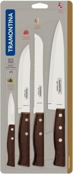 1880/22299/041/Tradicional Set of 4 Wood Hand Knife - Image 3