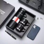 ⁦ترمس ستانلس كوفى + 3 كوب  سعه 500 مللى⁩ - الصورة ⁦8⁩