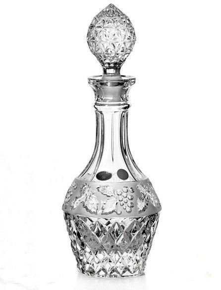 e (1) Vinia زجاجة كريستال Bohemia Crysta - الصورة 1