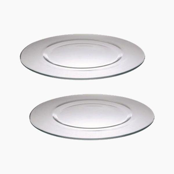 ss (5) 0403/13/100291/ RIALTO Set of 2 round servers 32 cm - Image 1