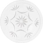 ⁦طقم 6 استكانة بيد + طبق ستارة  Bohemia Crystal⁩ - الصورة ⁦3⁩