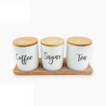 ⁦طقم 3 برطمانات سكر وشاى وقهوه⁩ - الصورة ⁦2⁩