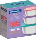 1880/64220/932/#4#/ Set of 3 square refrigerator containers (1.5+2.4+4) liters - Image 2