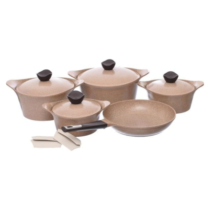 AeniCoffee Brown Marطقم11قطع