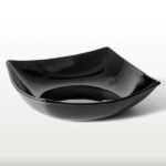 1105/3669@Quadrato Black Bowl 14cm