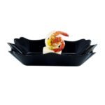 1105/1407/9046@ Authentic Black Soup Plate