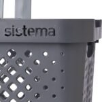 ⁦باسكت رمادى 1.2 لتر SISTEMA⁩ - الصورة ⁦4⁩