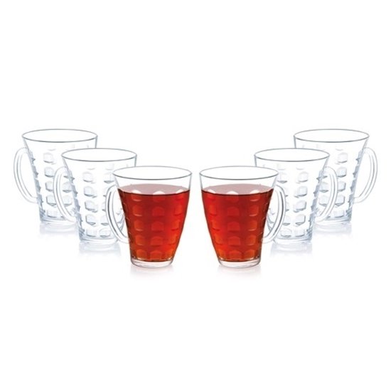 0010352_luminarc-glass-cup-volete-250-ml-6-pieces_550 VOLETE طقم ماج لومينارك 6قطعةمورة LUMINARC - الصورة 1