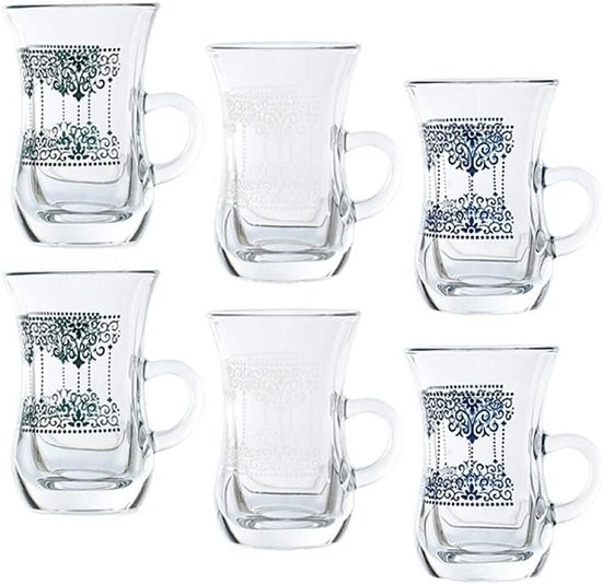 51WYfYg5-DL._AC_SL1000_ Veil طقم 6 استكانة شاي بيد - الصورة 1